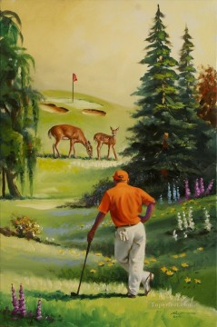 ゴルフコース05 印象派 Oil Paintings